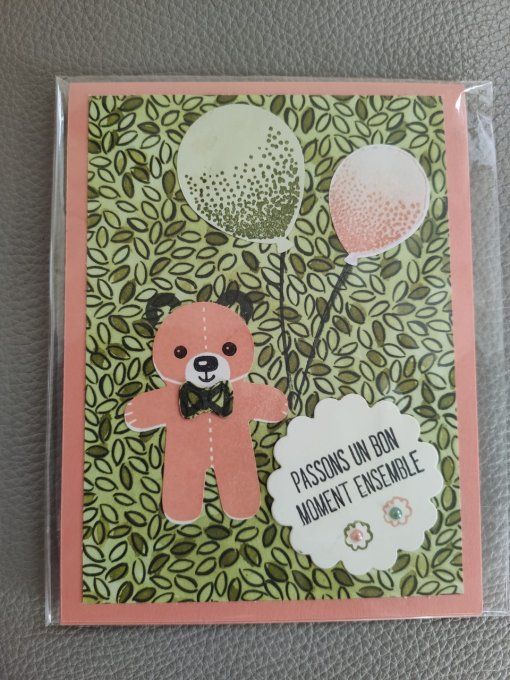 AN2 ours aux ballons (invitation à un anniversaire)